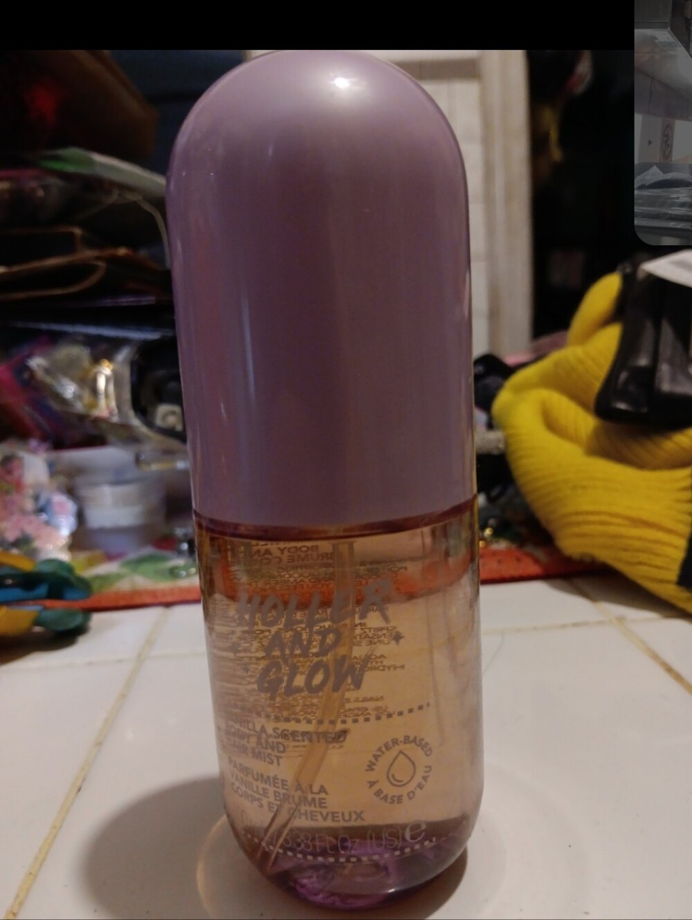 Holler and glow vanilla body and hair mist